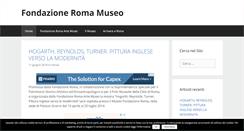 Desktop Screenshot of fondazioneromamuseo.it